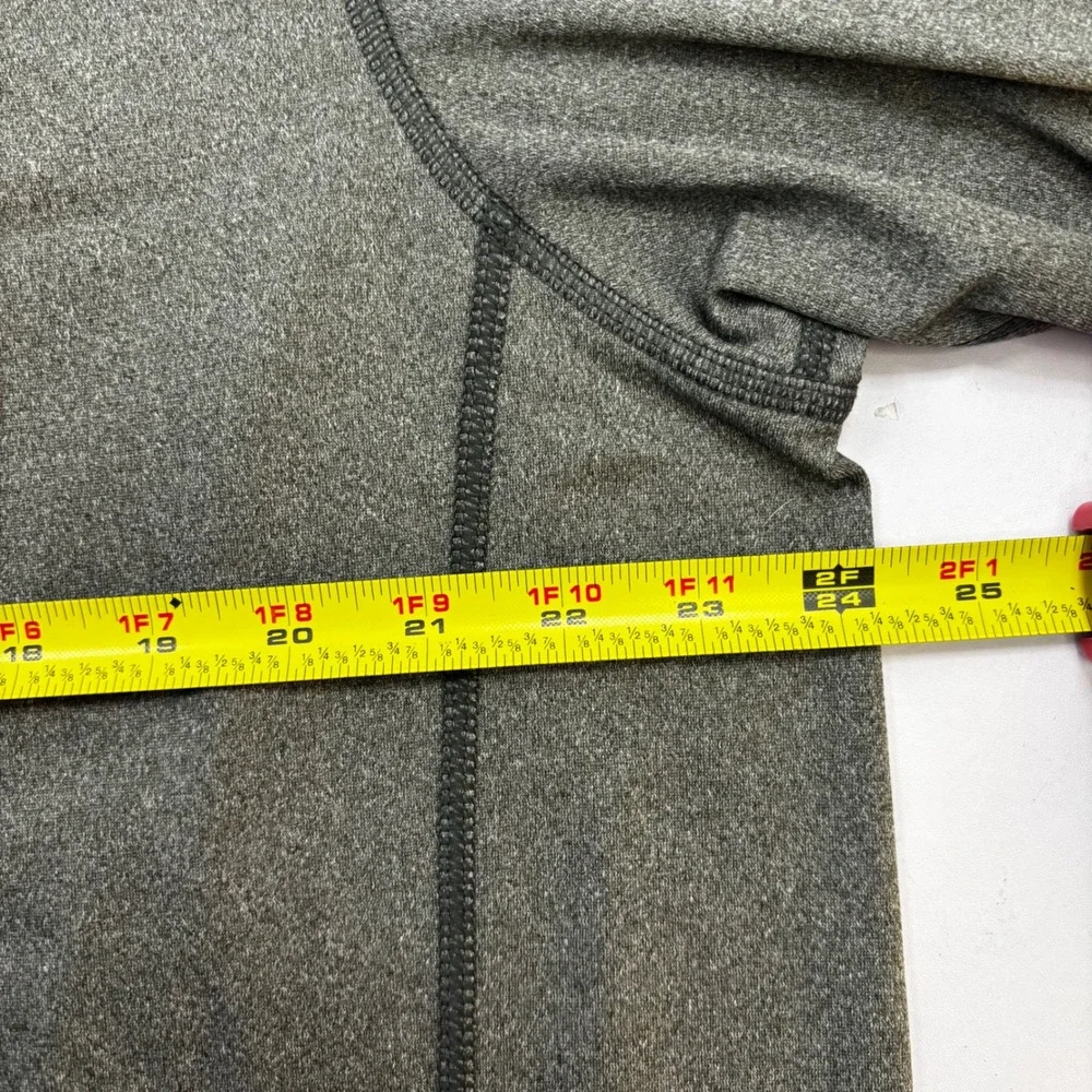 The North Face Mens XL Quarter Zip Pullover Heather Gray Performance‎ Shirt